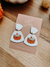 Load image into Gallery viewer, pumpkin dangles ◗ fall collection
